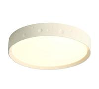 JXYDJH Plafonnier Moderne En Résine, Finition Blanc/beige, Trois Températures De Couleur Réglables, Style Vintage Milieu Du Siècle, 50 Cm (19,7 Po), Encastré, Pour Salon, Cuisine Ou Couloir.