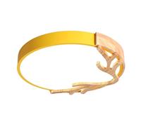 JXYDJH Plafonnier Rond Macaron En Bois Massif, Éclairage D'accentuation LED Circulaire Pour Chambre D'enfant, Luminaire LED Blanc Chaud De Style Nordique, Proche Du Noir