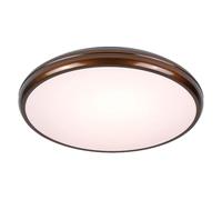 JXYDJH Plafonnier Vintage Américain À LED, Rond Et Encastré, Idéal Pour Une Installation Près Du Plafond. Abat-jour En Métal Avec Température De Couleur Réglable, Parfait Pour Une Salle À Manger