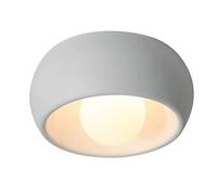 JXYDJH Plafonniers Style Mid-Century Avec Abat-jour En Résine Et Verre, Finition Noyer, Encastrés, Design Minimaliste Et Moderne Pour Couloir, Entrée, Salle À Manger Ou Cuisine.