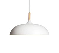 JXYDJH Suspension Style Nordique Danois 45 Cm (17,7 Pouces), Luminaire Design D'intérieur, Abat-jour Multicolore Macaron Avec Suspension En Chêne Blanc