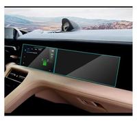 JXYFFS GPS Film d'écran Pour T&aycan 2020-2022 Voiture LCD Gps Navigation Verre Trempé Et Écran Tableau Bord Protecteur Protection D'écran Navigation(Multimedia 2pcs)