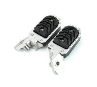 JXYFFS Pédale Repose Pieds pour Motos BMW, 1200GS, R1250GS, LC, ADV R 1250, GS, Adventure 2014-2023 - Aluminium Gris - Avant/Arrière - Passager Rotatifs - Réglables