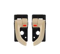 JXYFFS Poignées Porte Pour H& Pour Tucson 2005-2009 Accessoires Voiture Poignée Porte Intérieure Gauche Droite Remplacement Portières Poignées Intérieures(Beige x2)