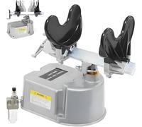 JXYQ 1-5l Pneumatic Paint Shaker, Heavy Duty Air Powered Paint Can Shaker Machine W/80-250mm Adjustable Clamp, Oscillation Frequency 0-500 Times/Min, for Round Barrel and Square Barrel