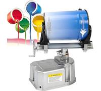 JXYQ 1-5L Pneumatic Paint Shaker Mixer, Air Pressure 0.2-0.6Mpa, Paint Inks Mixing Shaker W/Adjustable Clamp, 15min/Bucket, 0-500 Times/Min, 30° Oscillation, for Paint, Watercolor