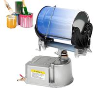 JXYQ 1-5L Pneumatic Paint Shaker Mixer, Paint Inks Mixing Shaker with Adjustable Clamp, 15min/Bucket, 0-500 Times/Min, 30° Oscillation for Dyes, Resins, and Watercolor Mixing