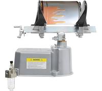 JXYQ Air Operated Paint Shaker 1-5l Capacity Pneumatic Paint Shaker Mixer with/Adjustable Clamp, 15 Min/Bucket, 0-500 RPM, for Paint Blending