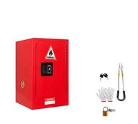 JXYQ Armoire de sécurité pour Produits inflammables avec système de Verrouillage à 3 Points et étagère réglable pour Usage Industriel et Domestique