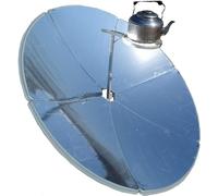 JXYQ Cuisinière Solaire à Concentration, cuiseur Solaire Classique 1800 W, Four Solaire Portable, réchaud de Camping, Grill et Barbecue, température du Point Focal : 700-1000 °C, diamètre : 150 cm