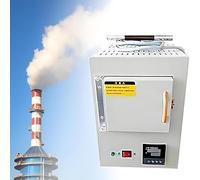 JXYQ Four à moufle Compact de Table, Four à Fibres céramiques, Petit Four électrique de Laboratoire, contrôle de Programme intégré, Traitement Thermique des métaux/céramiques/Plastiques/titanes