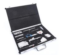 JXYQ Kit d'outils de soudage - Ensemble de 13 pièces en Acier Inoxydable Comprenant Une règle d'inspection, des Outils de Mesure et Un Miroir d'inspection - Coffret Complet Inclus