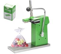 JXYQ Machine à découper Les saucisses en Forme de U, Machine à emballer Les Aliments, Machine à Lier manuellement, Machine d'emballage de Sacs en Plastique, pour Fruits et Aliments