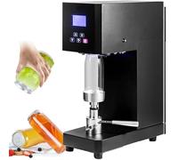 JXYQ Machine à sceller Les canettes Automatique, Machine à sceller Les gobelets électriques, Machine à sceller Les Boissons, 4 à 6 Secondes par Temps, pour Les cafés, Bars, magasins de Boissons, Noir