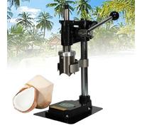 JXYQ Ouvre-Noix de Coco Manuel, en Acier Inoxydable, Vertical, avec 1 Couteau ouvre-Noix, Facile et sûr d'utilisation, Outil Portable, idéal pour Un Usage Commercial.