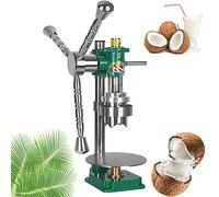 JXYQ Ouvre-Noix de Coco Manuel, ouvre-Noix de Coco en Acier Inoxydable, ouvre-Fruits, Presse-perceuse Manuelle, Machine Manuelle pour Ouvrir Les Noix de Coco, Outil ouvre-Noix de Coco