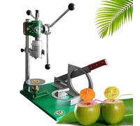 JXYQ Ouvre-Noix de Coco Manuel Vertical en Acier Inoxydable, pour Usage Domestique et Professionnel, modèle Portable à poignée Unique.