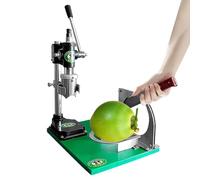 JXYQ Ouvre-Noix de Coco Vertical avec 1 Couteau en Acier Inoxydable, Levier Manuel Ergonomique, Cercle de Blocage réglable, Base antidérapante, pour Jeunes Noix de Coco.