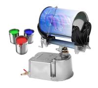 JXYQ Pneumatic Air Paint Mixer Shaker | 700 Times/Min Maximum Vibration Frequency | Heavy Duty Air Powered Paint Can Shaker Machine 15min/Bucket | for Automotive and House Paints