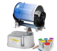 JXYQ Pneumatic Air Paint Mixer Shaker,700 Times/Min Maximum Vibration Frequency,Heavy Duty Air Powered Paint Can Shaker Machine 15min/Bucket,for Automotive and House Paints