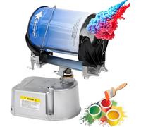 JXYQ Pneumatic Paint Mixer, Paint Shaker Air Agitator for 1-5L Paints and Inks, 30° Oscillation Lab Shaker Machine, Adjustable Clamp Barrel Diameter 80-250mm