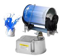 JXYQ Pneumatic Paint Shaker | Heavy Duty Air Powered Paint Can Shaker Machine | 80-250mm Barrel Diameter Adjustable | 0-500 Times/Min Vibration Frequency | for 1 Gallon Round Paint