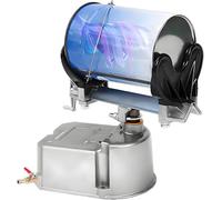 JXYQ Pneumatic Paint Shaker Mixer, 1-5L Paint Inks Mixing Shaker with Adjustable Clamp, 30° Oscillation&0-500rpm/Min Speed, for Dyes, Resins, and Watercolor Mixing