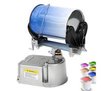JXYQ Pneumatic Paint Shaker Mixer for 1-5L Paints and Inks, Paint Inks Mixing Shaker, Adjustable Clamp Barrel Diameter 80-250mm, 30° Oscillation, 15min per Barrel for Paint, Watercolor