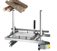 JXYQ Scierie à chaîne Portable pour la Coupe du Bois, Machine à Planches à épaisseur réglable 20/24/36 avec échelle, Guide sur Rail pour Les charpentiers et Les bricoleurs (50 cm)