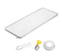 JXYQZD Bac de Récupération Des Condensats en Plastique, Kit de Vidange Universel pour Climatiseur de Fenêtre, pour Systèmes de Pompe à Chaleur de Climatiseur Divisé Intérieur et Extérieur (Color : 81