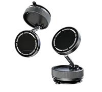 JXZHENG Support Magnétique de Téléphone de Voiture sous Vide pour Abarth 595 695 595C 124 Spider Grande Punto 500C Monster, Support de Téléphone à Ventouse Universel Rotatif à 360°,Black