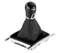JXZQQBMD Pommeau de levier de vitesse pour Volkswagen Amarok 2010-2022 manuel 5/6 vitesses avec pièces de coffre en cuir Accessoires automobiles