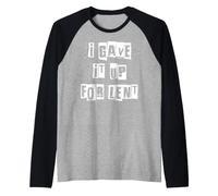 J'y AI renoncé pour Le carême Manche Raglan