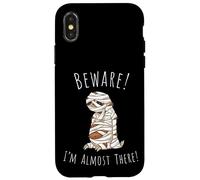 J'y suis Presque ! Paresseux d'halloween Coque pour iPhone X/XS