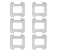 JYAILIFES Lot de 6 accessoires pour robot nettoyeur de vitres ECOVACS WINBOT W2 / W2 Omni - 6 chiffons de nettoyage