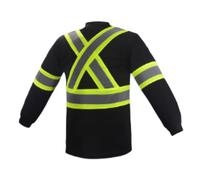 JYARZ 2 Gilets Réfléchissants À Manches Longues for La Protection Solaire Et La Sécurité en Extérieur(Large)