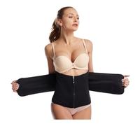JYARZ Ceinture Lombaire Réglables Shapewear Compression Invisible Body Shaper Serre-Taille Entraîneur Corset Contrôle Du Ventre Entraînement Bandeau Travail Universel(Black,XL)