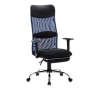 JYARZ Chaise Bureau Chambre Chaise De Bureau D'ordinateur Maison Maille Respirante Dossier Inclinable Jeu Siège Pause Ergonomique Confortable(Blue)