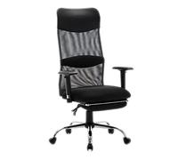 JYARZ Chaise Bureau Chambre Chaise De Bureau D'ordinateur Maison Maille Respirante Dossier Inclinable Jeu Siège Pause Ergonomique Confortable(Black)
