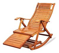 JYARZ Chaise Longue Transat Jardin Chaise Berçante Pliable Longue De Balcon Patio Jardin Sieste Fauteuil Inclinable Bain De Soleil(A)