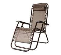 JYARZ Chaise Longue Transat Jardin Chaise Longue De Bureau Pliante Pause Déjeuner Jardin Zero Gravity Relaxe avec Oreiller Réglable Inclinable Ergonomiquement Bain De Soleil