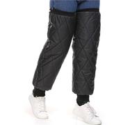 JYARZ Genouillère Danse Couvre-jambes chauds imperméables for moto, genouillères avec fermeture éclair, protections for Sports de plein air Chauffe Genoux Coureurs(Black)