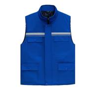 JYARZ Gilet Antistatique, Vêtements De Travail en Coton Chaud Et Réfléchissant(Blue,M)
