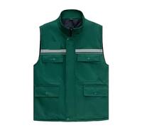 JYARZ Gilet Antistatique, Vêtements De Travail en Coton Chaud Et Réfléchissant(Grün,S)