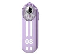 JYARZ Ventilateur Portable Camping Ventilateur Portatif De Poche Rechargeable USB Outil Refroidissement Silencieux Pour Les Voyages En Plein Air Adulte Chambre(Purple)