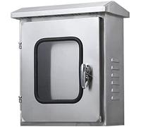 JYBNBBE Boîtier électrique Mural résistant aux intempéries, boîtier en Acier Inoxydable 304 pour l'électronique, boîte de jonction de Commande en métal Durable,A Color-L25*W15*H30CM