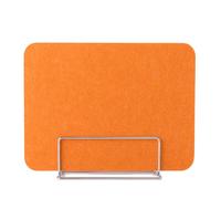 JYBNBBE Cloison de Bureau Acoustique, Panneau de séparation pour Bureaux, réduction du Bruit, séparateur idéal pour Les espaces de Travail, Les bibliothèques et Les salles de cla,Orange-L 40cm*H 40cm