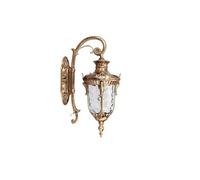 JYBNBBE Lanterne murale extérieure étanche, applique extérieure de villa européenne, E27, verre d'aluminium, éclairage d'art classique pour jardin, terrasse, porche