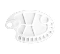 JYBNBBE Palette de Peinture, Plateau de Peinture, palettes de Peinture en Plastique pour Enfants, étudiants en Classe, Adultes pour Peindre sur des projets artistiques, Peinture,Medium Fish Head