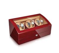 JYBNBBE Remontoir Automatique de Luxe pour 6 Montres + 7 rangements supplémentaires, Moteur Silencieux, Coussins de Montre Flexibles, extérieur en Bois Peint Piano, Design silenc,Typeb-6+7